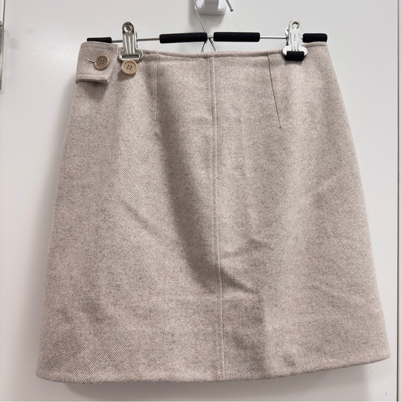 COS wool Cream Women's Skirt - Picture 6 of 16